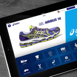 Spitifre Creative Agency Auckland - Asics - App 1